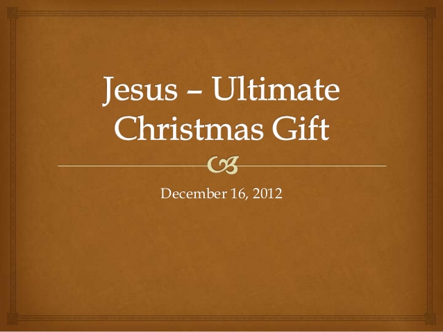 Jesus and Christmas